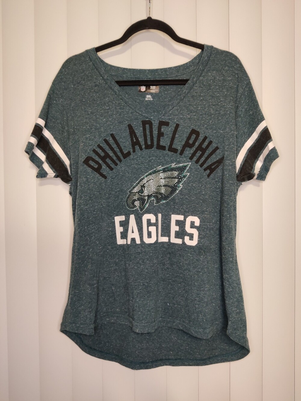 NFL Philadelphia Eagles Women's Short Sleeve Team Apparel Tee